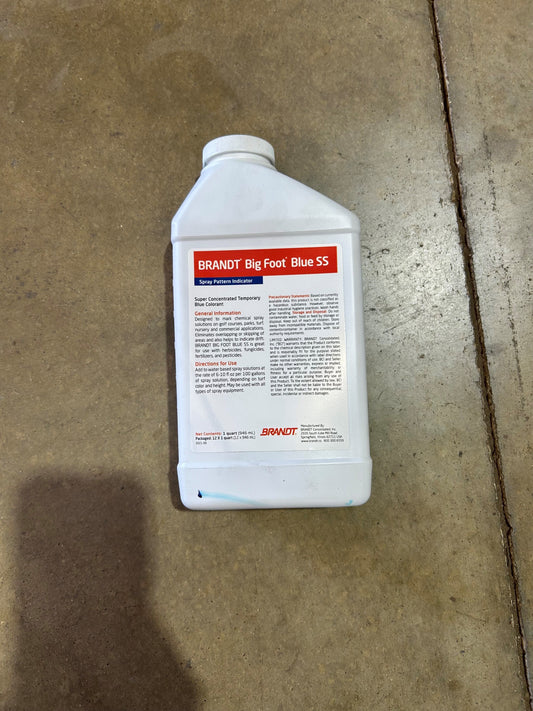 Brandt Big Foot Blue Dye 1 quart
