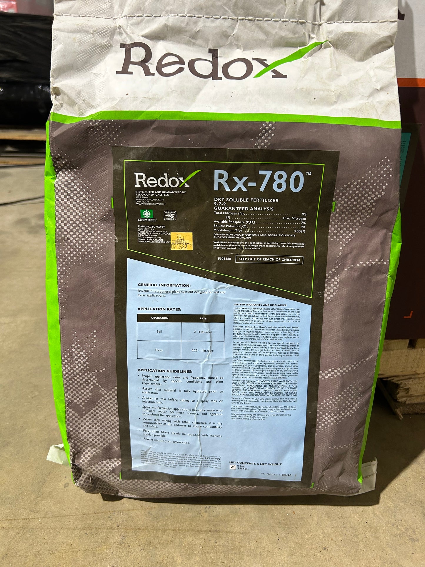 Redox Rx-780 10 Pound Bags
