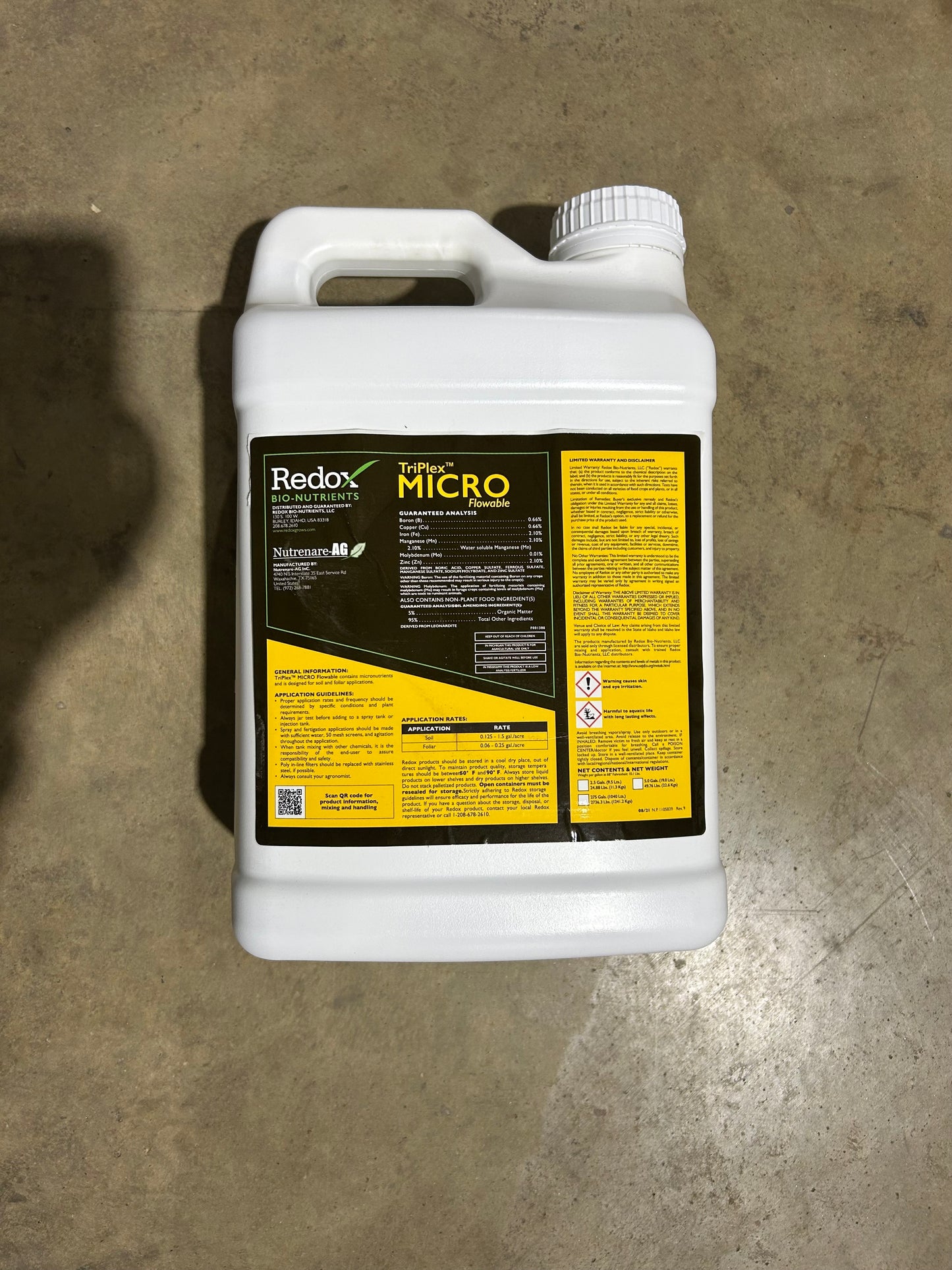 Redox TriPlex Micro 2.5 Gallon