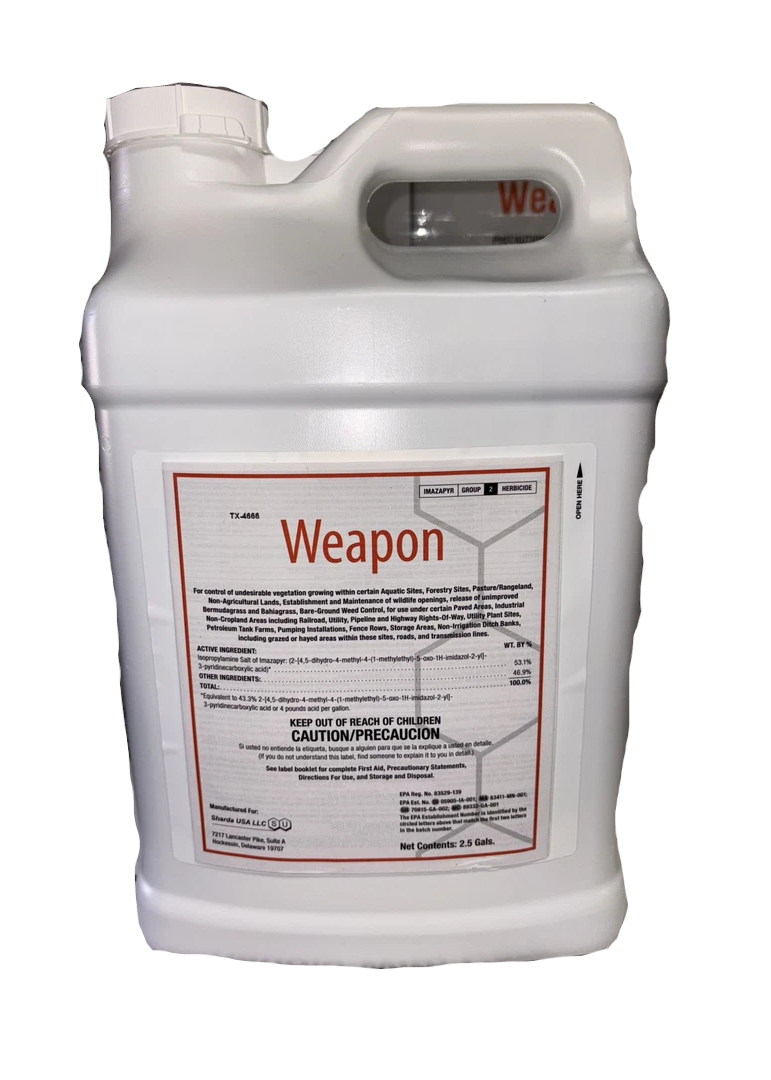Weapon Herbicide 2.5 Gallon Imazapyr 51.3% – MyPestWarehouse